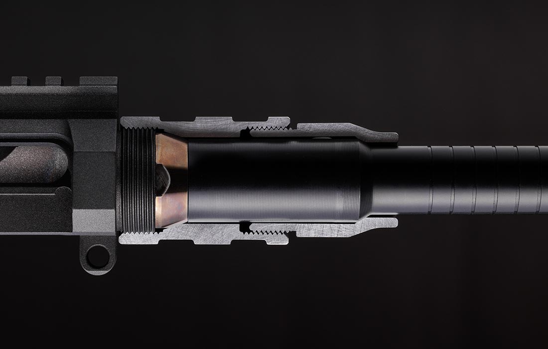 Dual Taper Lock cutaway