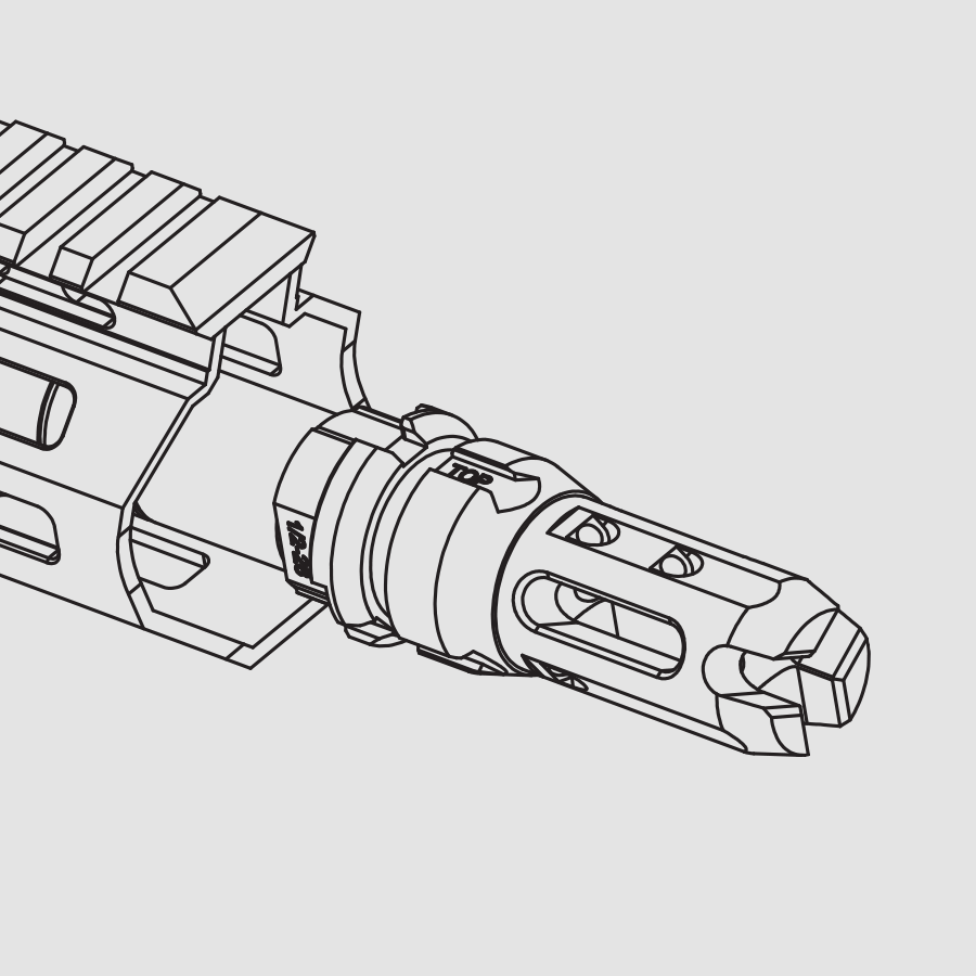 Muzzle Device Installation